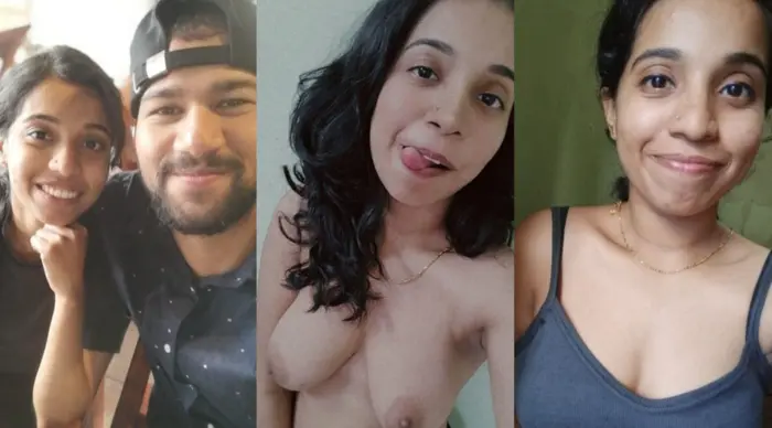 Cute Girlfriend Mallu Showing Licking Boobs HD Sex Video