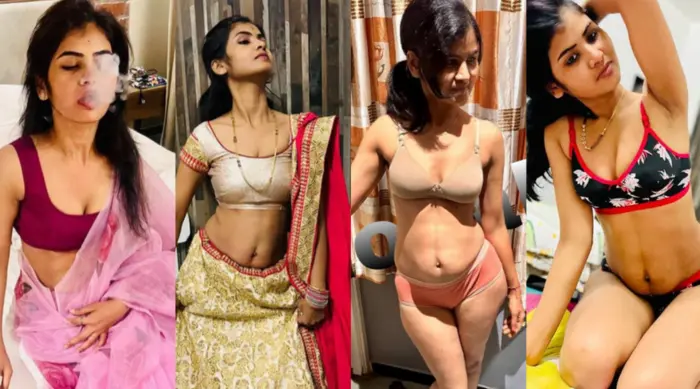 Indian Cute Sexy HouseWife Smoking Riding Viral