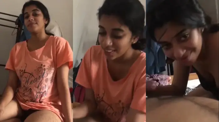Mallu Super Cute Teen GF Sucking Hard Viral